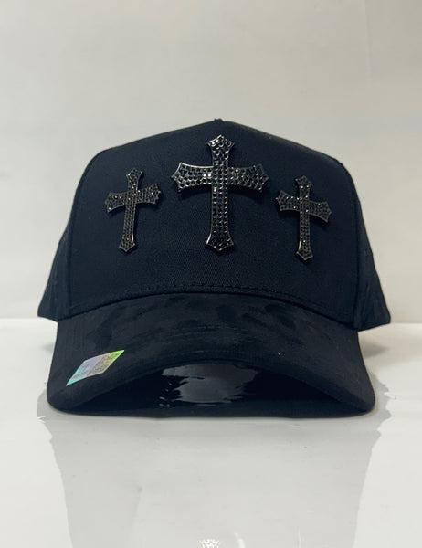 Gorra con cruces negras/Cap with black crosses